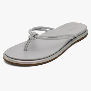 NEW Olukai AKA Flip Flop‎ In Iridescent Vapor Women’s Gray / Pink Size 10 NWT